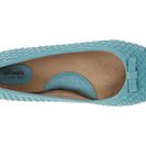 Incaltaminte Femei SoftWalk Naperville Ocean Blue Woven Soft Nappa Leather