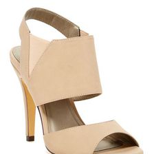 Incaltaminte Femei Michael Antonio Loop Peep Toe Heel Natural