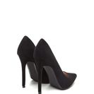 Incaltaminte Femei CheapChic Heel Yeah Soft Faux Suede Pumps Black