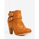 Incaltaminte Femei CheapChic Date Night Bootie Cognac