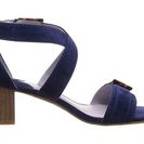 Incaltaminte Femei Johnston Murphy Katarina Reverse Ankle Strap Navy Kid Suede