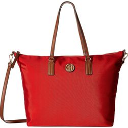Tommy Hilfiger Ivy - Heavy Nylon Convertible Tote Fiery Red