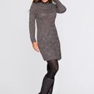 Rochie tricotată cu strass-uri 