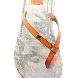 Incaltaminte Femei Roxy Tunisia Flip Flop Sandal TAN-TAN