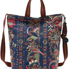 Sakroots Artist Circle Campus Tote Midnight Spirit Desert