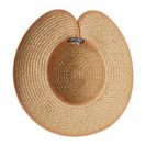 Accesorii Femei San Diego Hat Company PBM1026 Sunbrim w Back Bow and Contrast Edging Camel