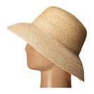 Accesorii Femei LAUREN Ralph Lauren Braided Top Stitched Raffia Sun Hat NaturalWhite