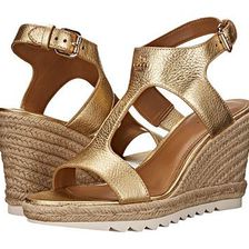 Incaltaminte Femei COACH Leeanne Gold Metallic Tumbled