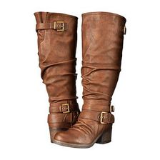 Incaltaminte Femei Carlos Santana Claudia Wide Shaft Brown