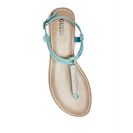 Incaltaminte Femei GUESS Drea Flat Sandals aqua