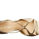 Incaltaminte Femei Lilly Pulitzer Janie Wedge Gold Metal