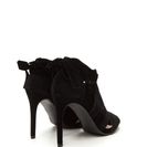 Incaltaminte Femei CheapChic Wrap Game Faux Suede Cut-out Heels Black