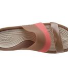 Incaltaminte Femei Crocs Color Block Wedge Bronze