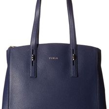 Furla Perla Medium Tote w/ Zip Navy