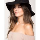 Accesorii Femei CheapChic Laura Braided Trim Floppy Hat Black