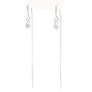 Bijuterii Femei CheapChic Threader The Better Jeweled Earrings Silverclear