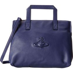 Vivienne Westwood Orb Tote Bag w/ Long Strap Blue