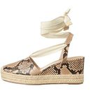 Incaltaminte Femei Via Spiga Ralina NaturalEcru Printed SnakeSport Suede