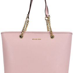 Michael Kors Jet Set Top Zip Saffiano Leather Tote - Blossom N/A