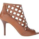 Incaltaminte Femei Michael Kors Yvonne Open Toe Bootie Luggage Smooth Calf