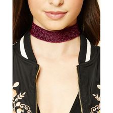 Bijuterii Femei Forever21 Glitter Choker Magenta