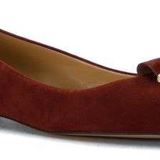 Michael Kors Gloria Ballet Brick Kid Suede