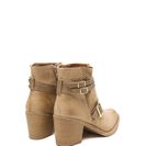 Incaltaminte Femei CheapChic Cut It Chunky Faux Suede Booties Taupe