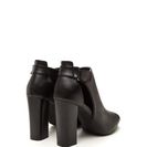 Incaltaminte Femei CheapChic State Of Mind Chunky Cut-out Booties Black