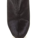 Incaltaminte Femei CheapChic Major Muse Chunky Velvet Booties Black