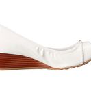 Incaltaminte Femei Cole Haan Tali Open Toe Wedge 40 Optic Whte Patent