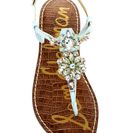 Incaltaminte Femei Sam Edelman Grayson Embellished Thong Sandal LT BLU PAT