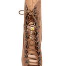 Incaltaminte Femei Chase Chloe Alanis Lace-Up Bootie TAUPE