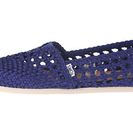 Incaltaminte Femei TOMS Woven Classics Dark Blue Satin Woven