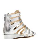 Incaltaminte Femei Michael Antonio Glenville Metallic Wedge Sandal Silver
