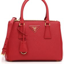 Prada Saffiano Lux Galleria Bag FUOCO