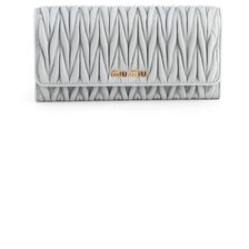 Miu Miu Quilted Wallet GRANITO
