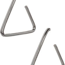 Marc by Marc Jacobs Triangle Hoop Earrings ARGENTO