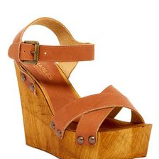 Incaltaminte Femei Charles by Charles David Munich Strap Wedge Sandal CAMEL-LE