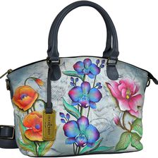 Anuschka Handbags Medium Convertible Satchel Floral Fantasy