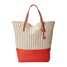 Fossil Hudson Tote Stripe