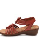 Incaltaminte Femei Bare Traps Hinder Wedge Sandal Red