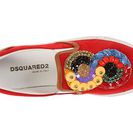 Incaltaminte Femei DSQUARED2 Embroidered Slip-on Sneaker Rosso
