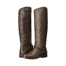 Incaltaminte Femei Frye Phillip Ring Tall Charcoal Smooth Vintage Leather