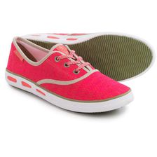 Incaltaminte Femei Columbia Vulc N Vent Lace Canvas II Shoes LASER REDCOOL MOSS (04)
