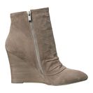 Incaltaminte Femei Chinese Laundry Candyce Wedge Bootie Grey Kid Suede