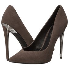 Rachel Zoe Via Warm Grey Kid Suede
