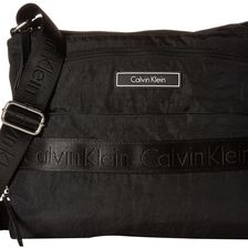 Calvin Klein CKP Distressed Nylon Messenger Black