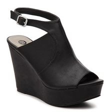 Incaltaminte Femei Michael Antonio Ally Wedge Sandal Black