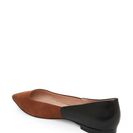 Incaltaminte Femei French Connection Tan Black Geneveve Two-Tone Pointed Toe Skimmer Flats Tan Black