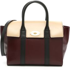 Mulberry Small Bayswater Bag BURGUNDY PARCHMT